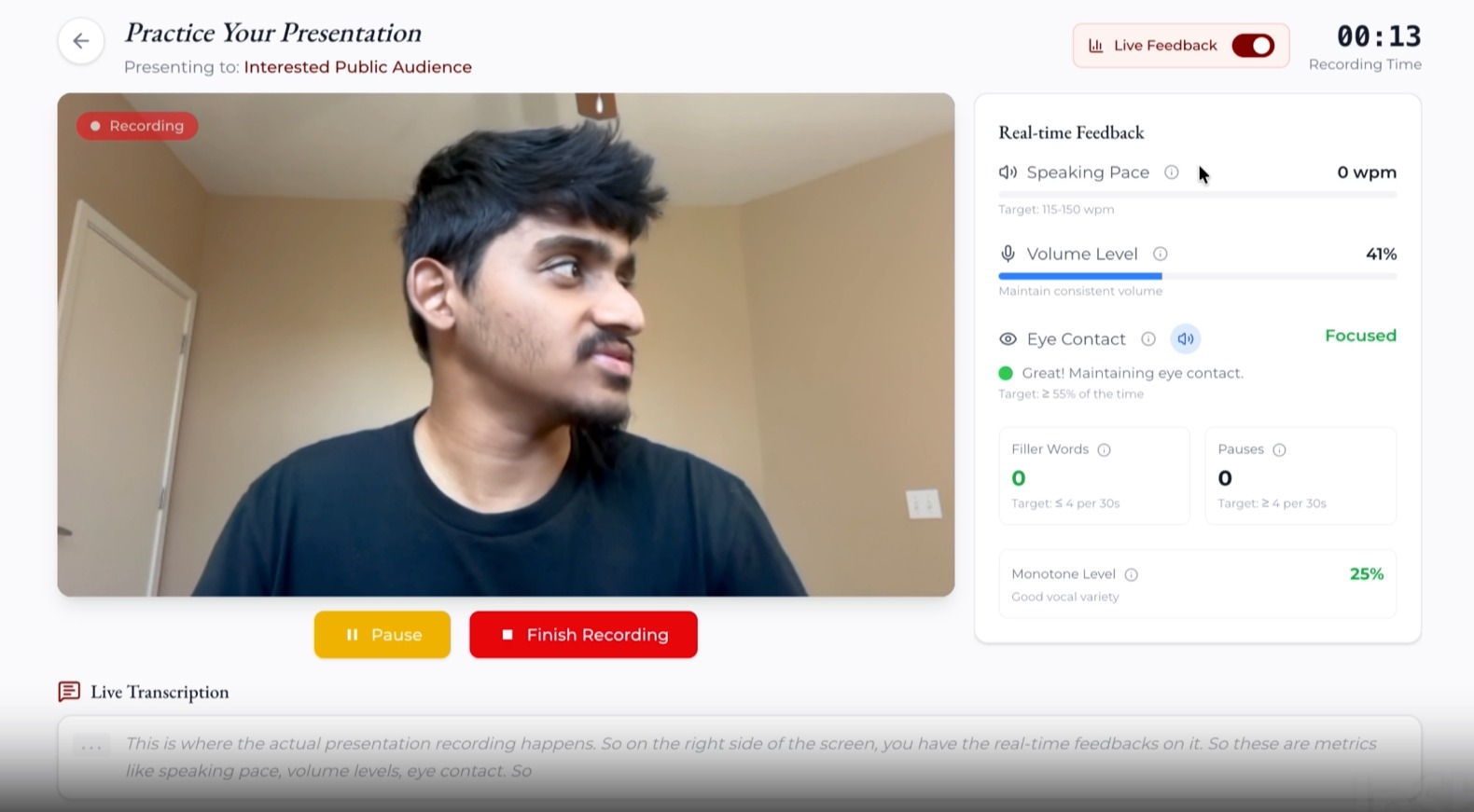 AI Presentation Coach